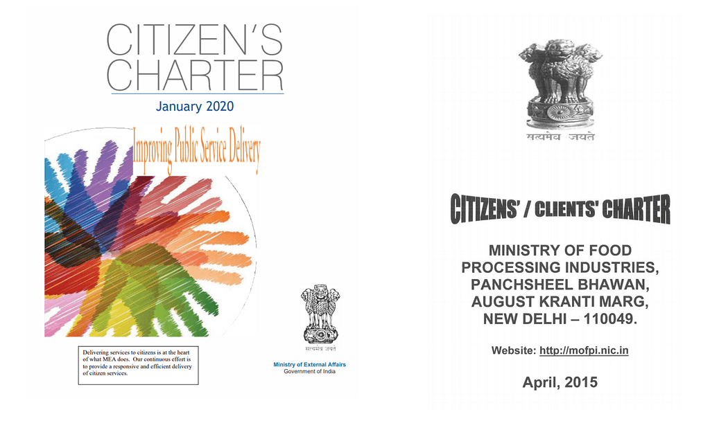 Citizen's Charters | UPSC YARD