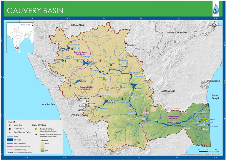 The Union Jal Shakti Ministry Stated That The Cauvery Water Management ...